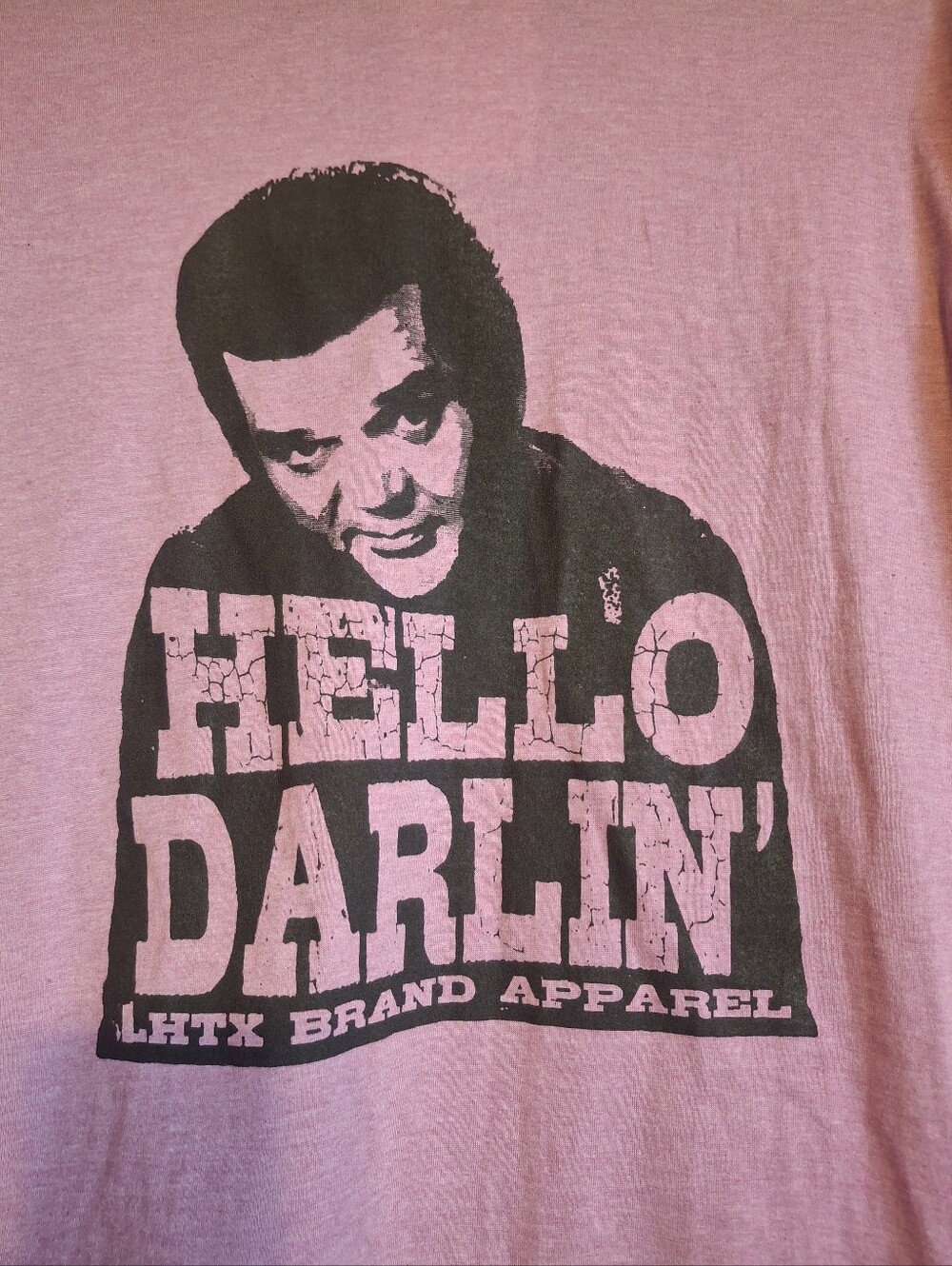 Hello Darlin' Graphic Tee in Pink